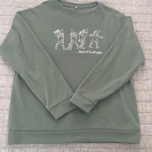 Grinch crew neck sweatshirt